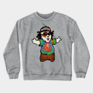 Hippie Guinea Pig Crewneck Sweatshirt